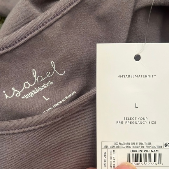 Isabel by Ingrid + Isabel maternity midi stretchy casual dress size small NWT - Picture 5 of 6